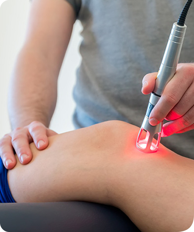 laser terapia su gamba
